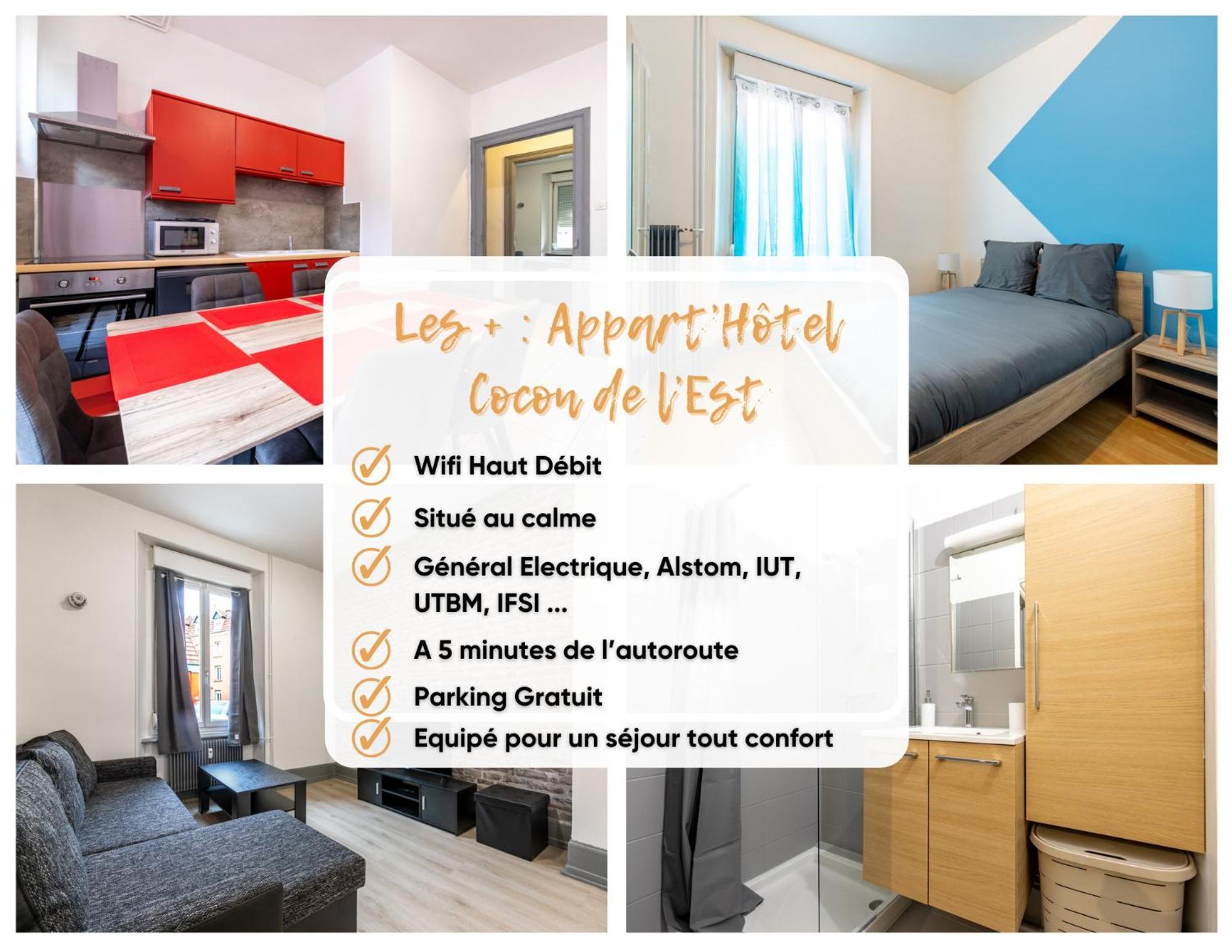 Appart'Hotel - Le Cocon De L'Est Belfort Exterior foto